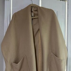 Urban Renewal Remade Patch Pocket Ruana Poncho